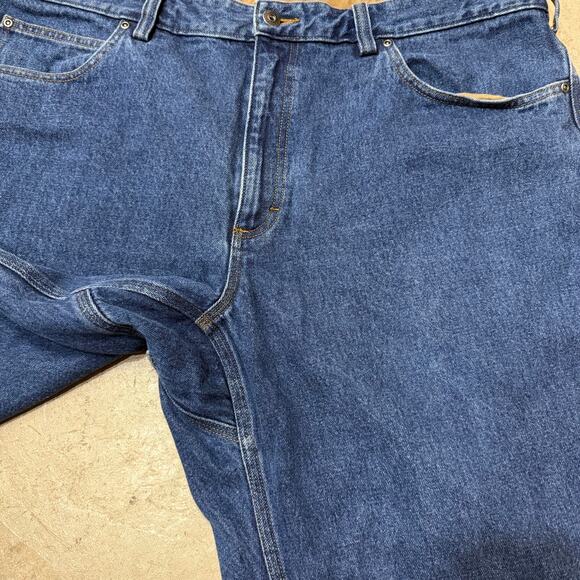 Duluth Trading 42X30 Straight Leg Denim Jeans Workwear Rugged Heavyweight Cotton - Picture 2 of 10